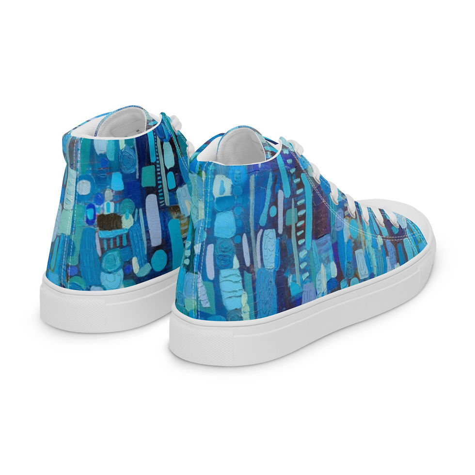 Thumbnail: Men’s high top canvas shoes