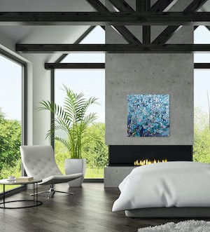 Thumbnail: In Situ, Dazzling Day, original painting by Stacy Neasham, AnAbstractedView
