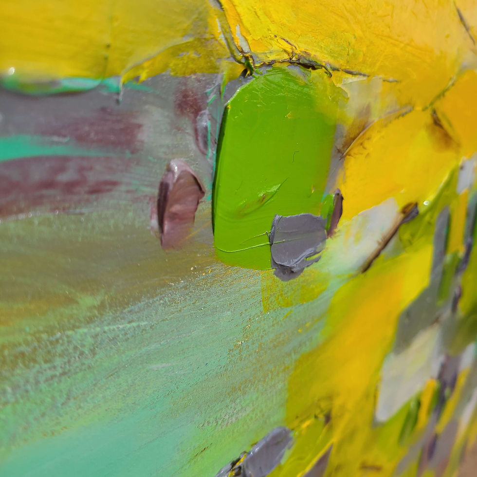 Thumbnail: close up, New Horizons, original painting by Stacy Neasham, AnAbstractedView