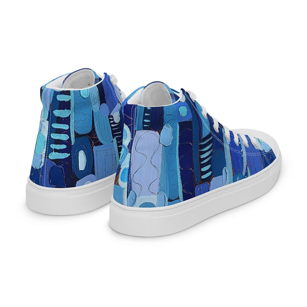 Thumbnail: Men’s high top canvas shoes