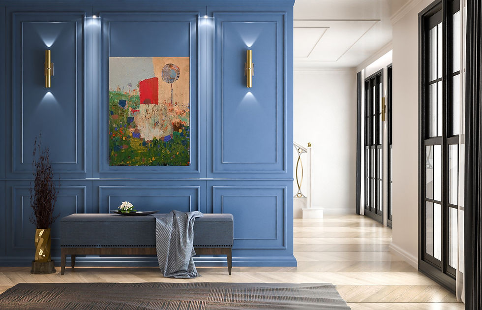 Thumbnail: In Situ of The Shanty, original painting by Stacy Neasham, AnAbstractedView