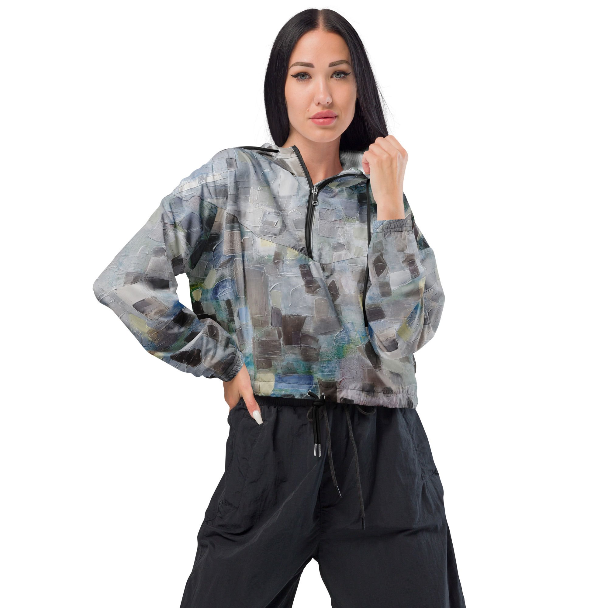 Women’s cropped windbreaker