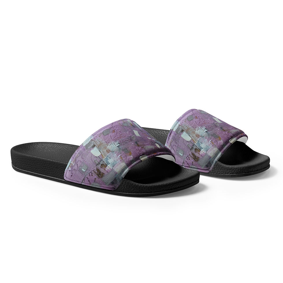 Thumbnail: Women's slides - Purple rain - slip on shoes