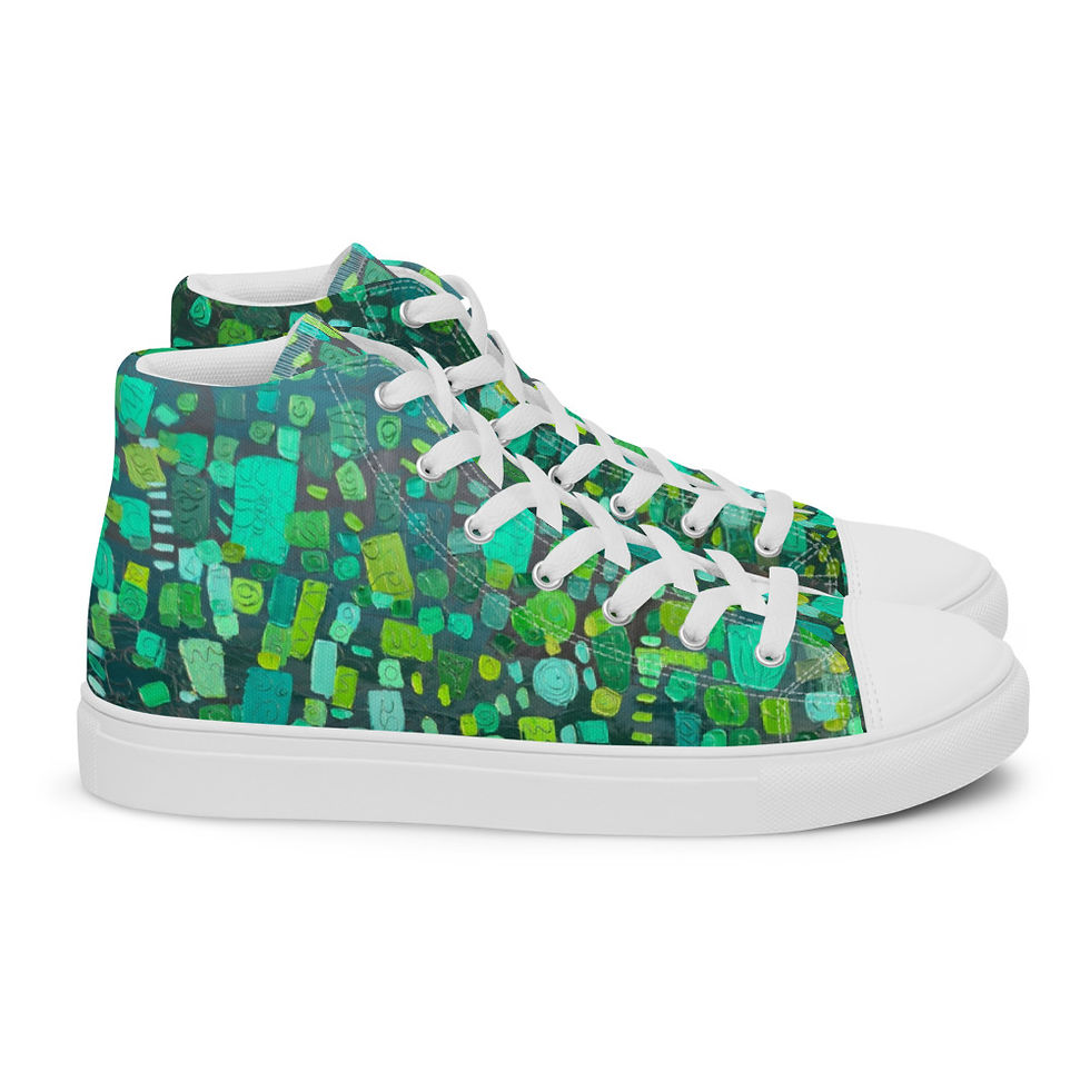 Thumbnail: Men’s high top canvas shoes
