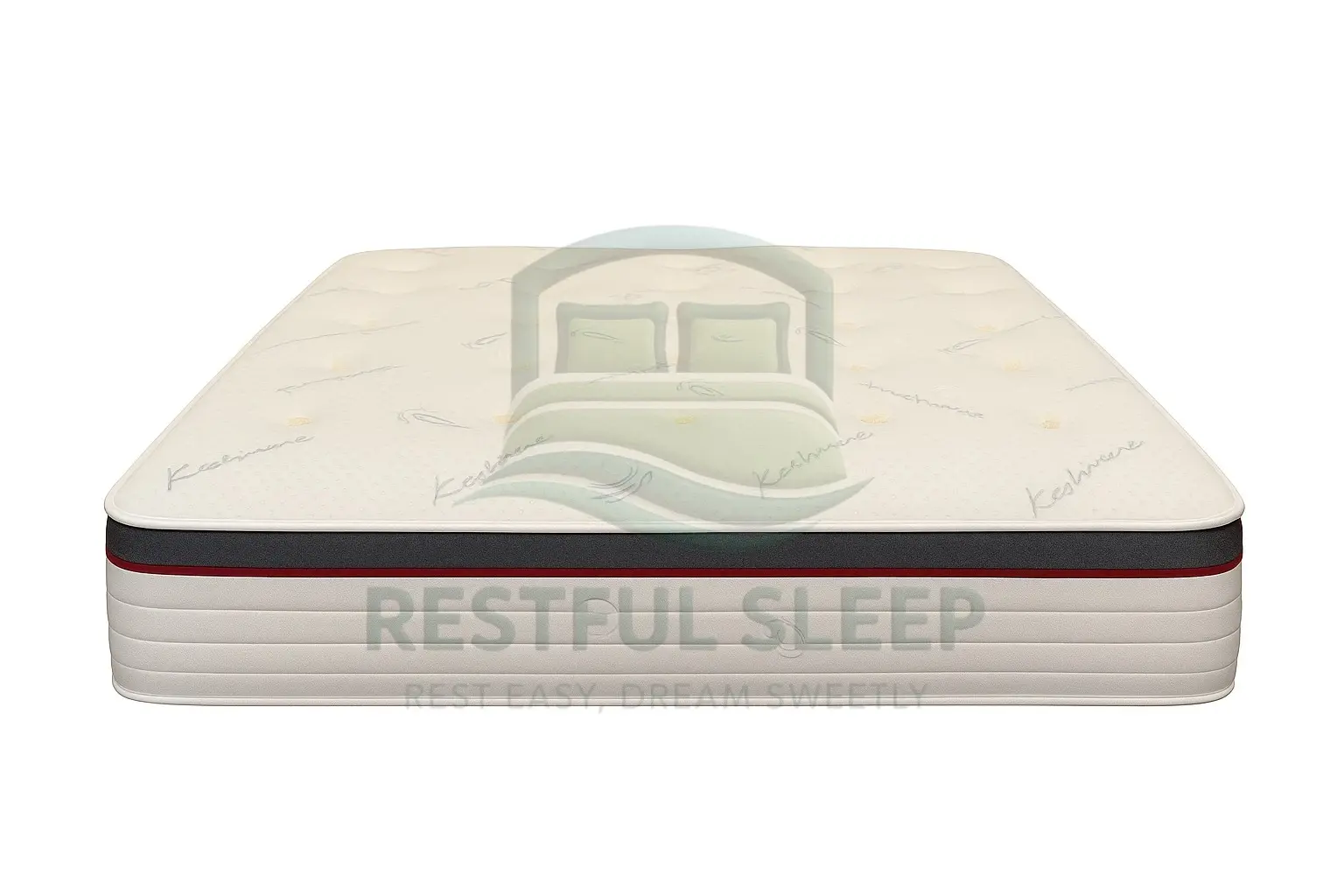 Antalya 3000 pocket spring mattress front view