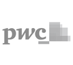 PwC logo in grey