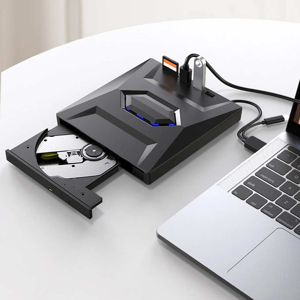 Thumbnail: External CD DVD Drive USB 3.0 Writer Burner Player for PC Laptop Windows 11 10