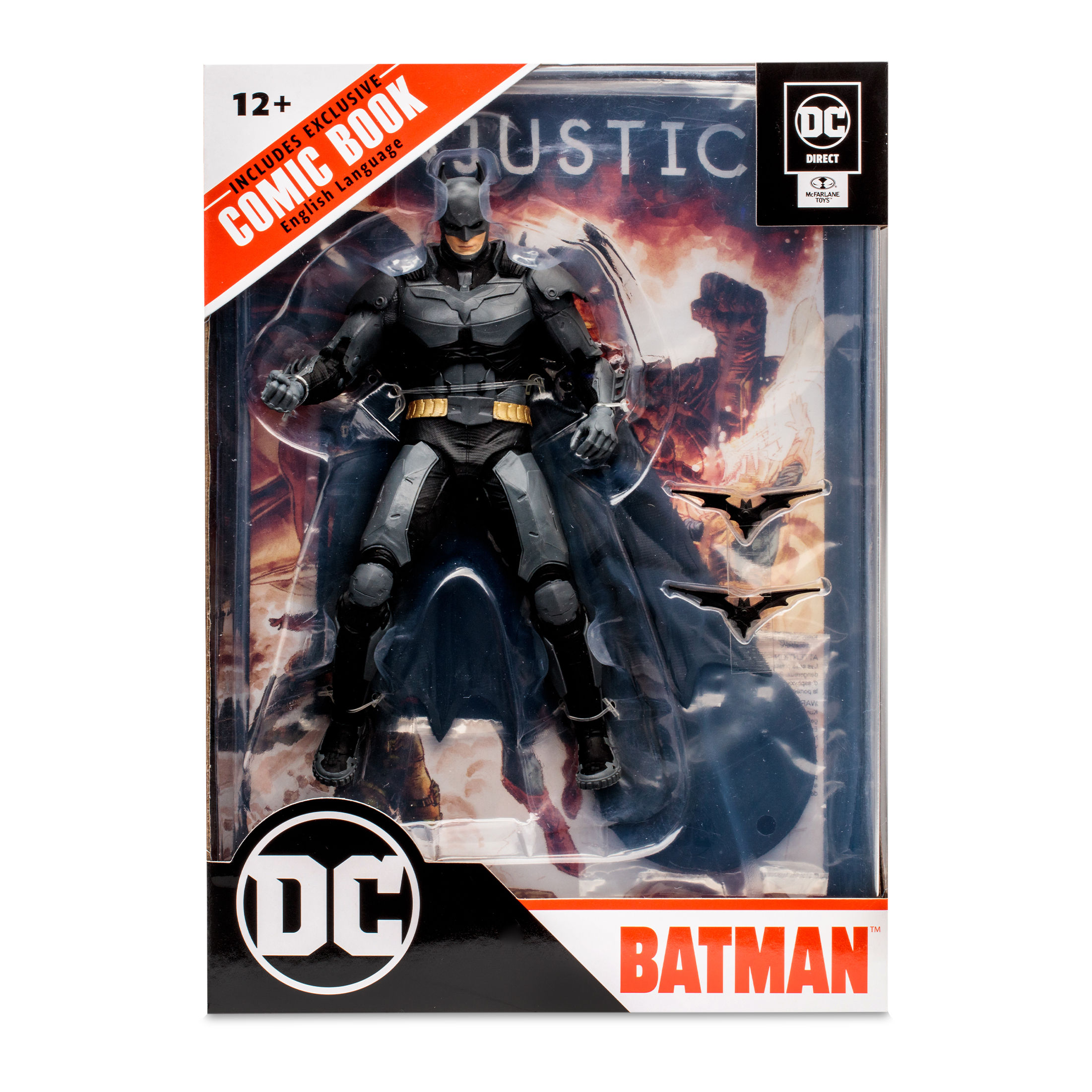 Dc Gaming - Injustice 2 - Batman Page Punchers 7” Scale Action Figure with Comic