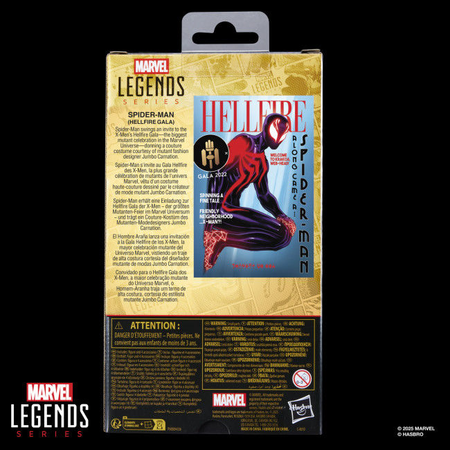 Thumbnail: Marvel Legends Series - Spider-Man Hellfire Gala Action Figure