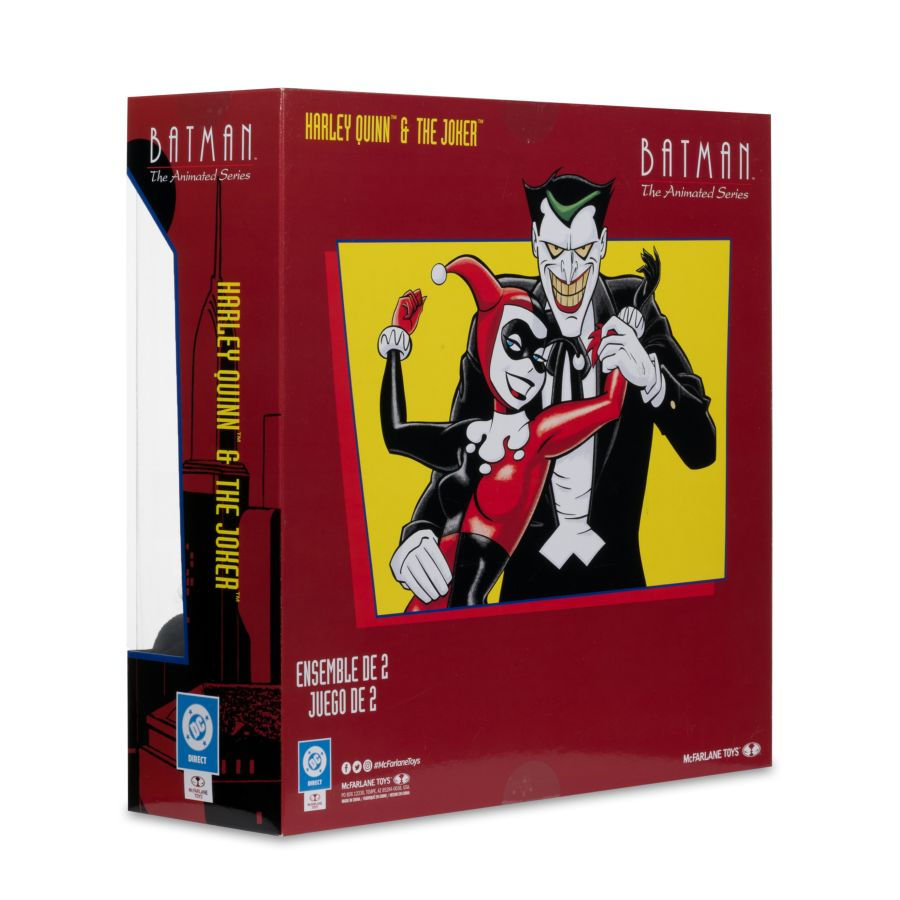 Thumbnail: DC Direct - Batman Animated (Comic) Harley Quinn & The Joker (Mad Love) Gold Lab