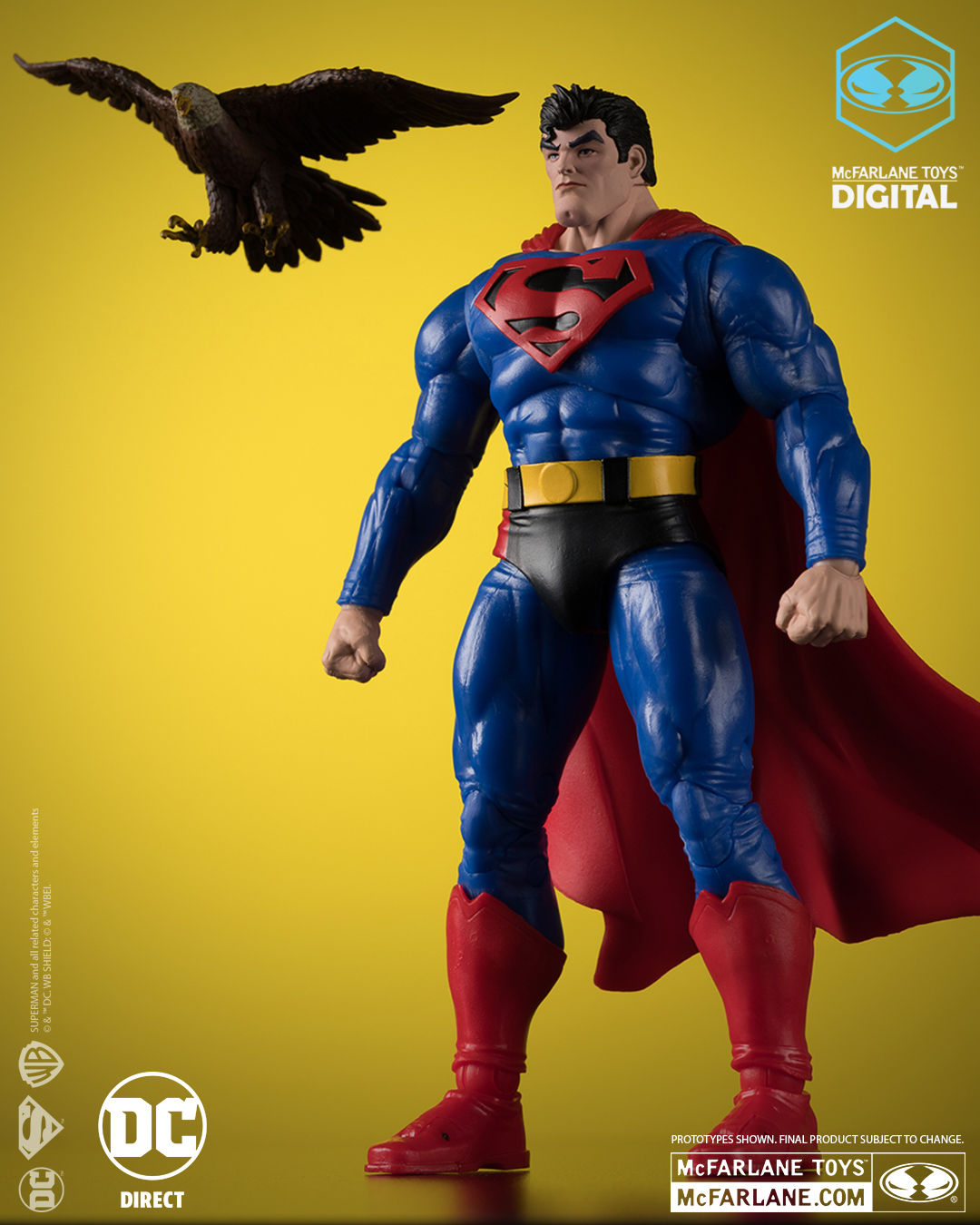 DC Direct - Superman (Our Worlds at War) Mcfarlane Toys Digital Action Figure