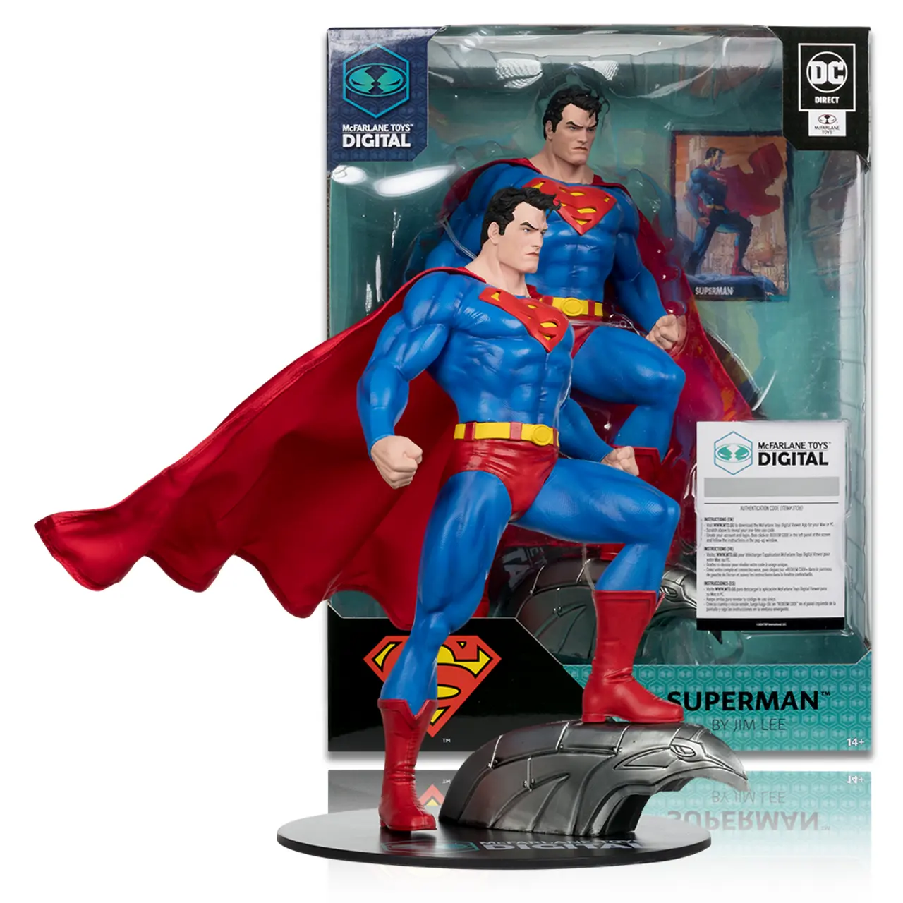 DC Direct - Superman 12" Posed Statue by Jim Lee (McFarlane Digital)