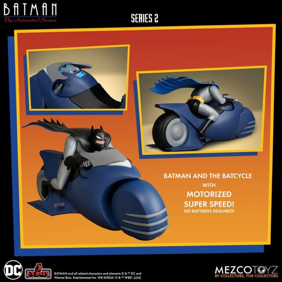 Thumbnail: Batman: The Animated Series - Series 2 Batman & Batcycle 5 Points Set