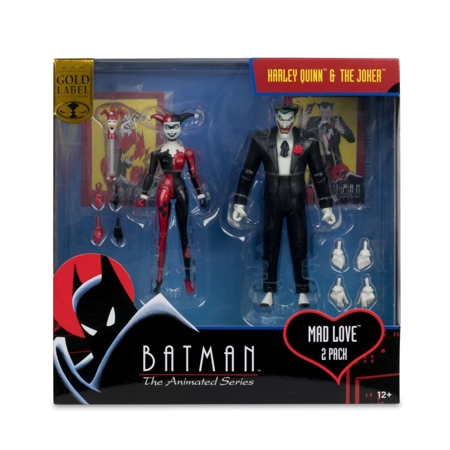 Thumbnail: DC Direct - Batman Animated (Comic) Harley Quinn & The Joker (Mad Love) Gold Lab