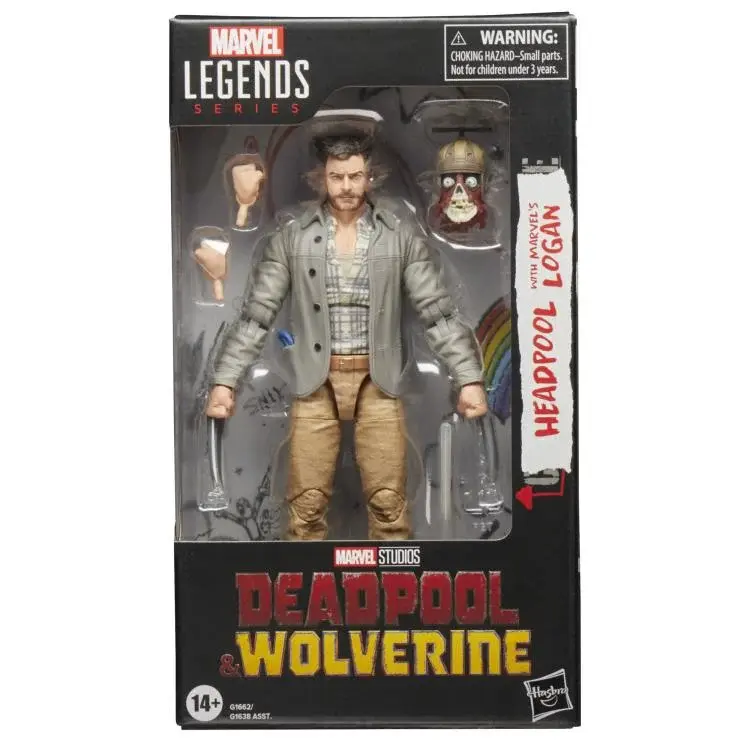 Marvel Legends: Deadpool & Wolverine - Headpool with Logan Action Figure
