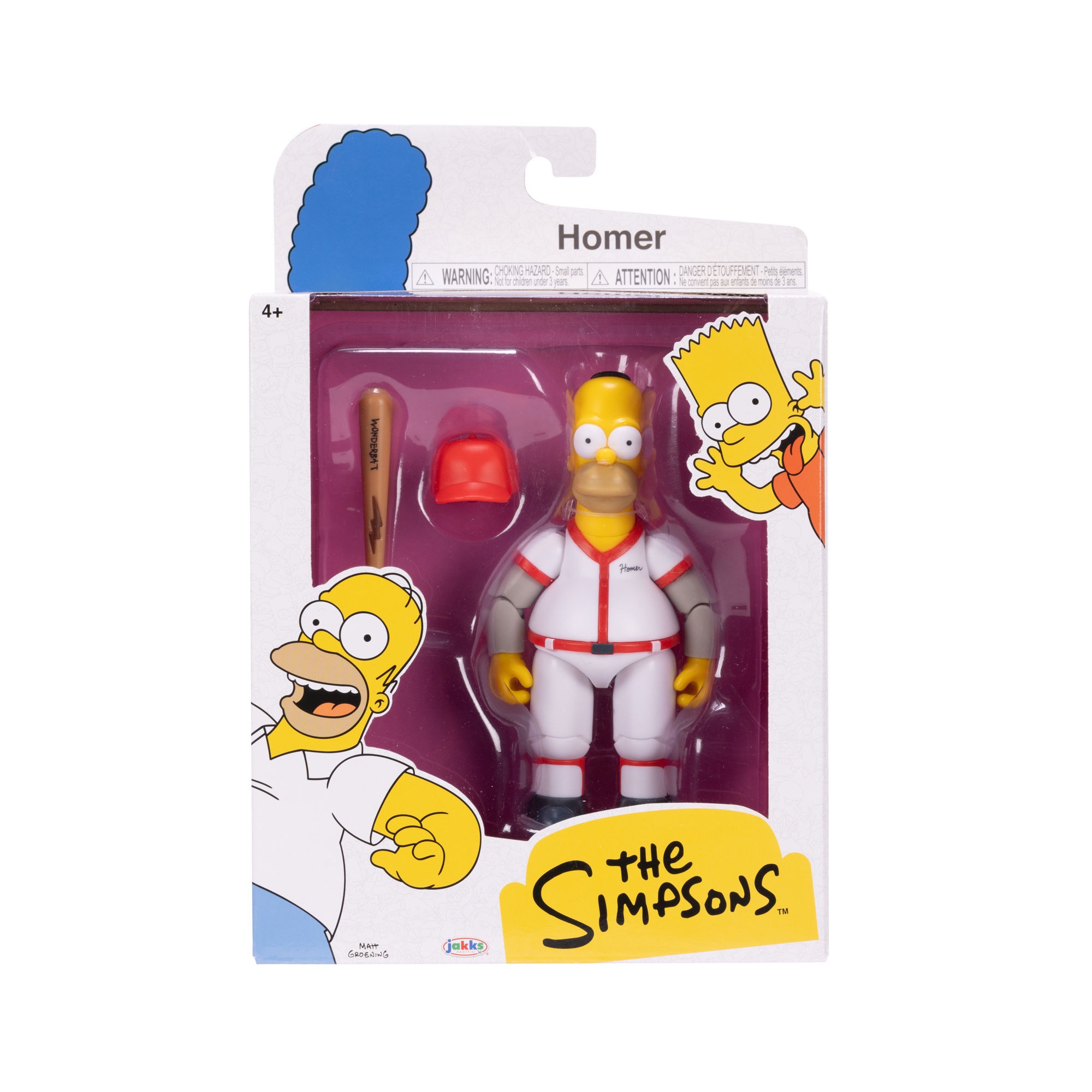 The Simpsons - Baseball Homer 5" Scale Action Figure (Wave 3)