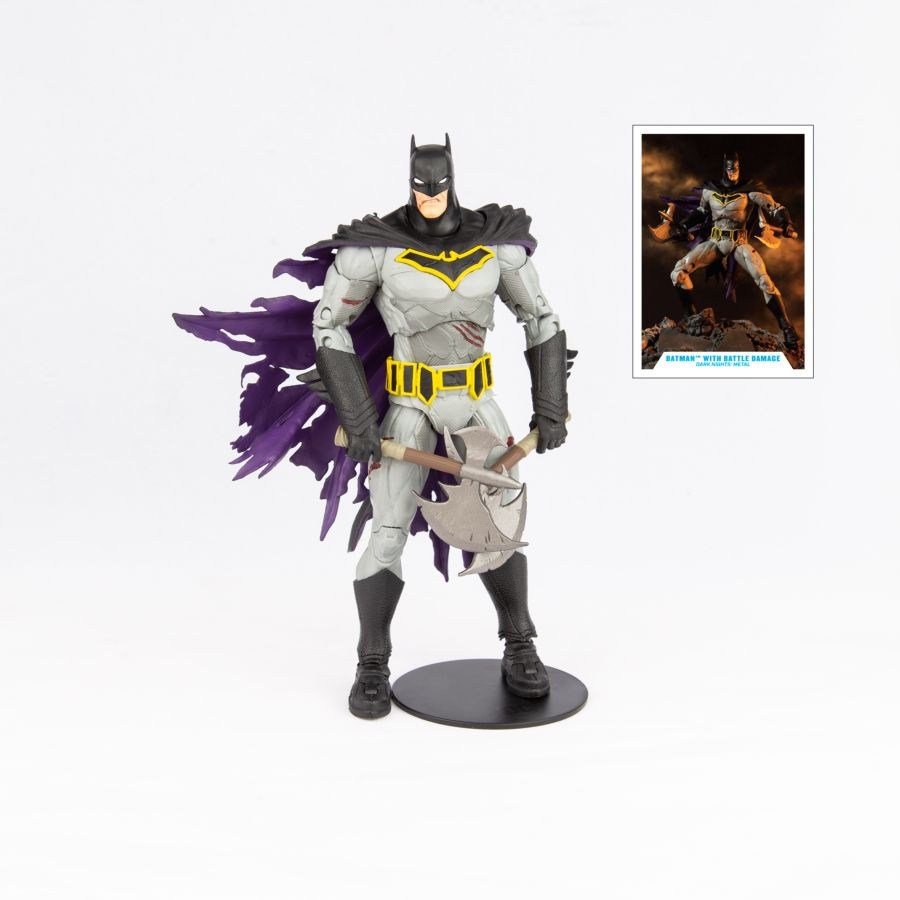 Thumbnail: Batman - Batman Heavy Metal Battle Damaged 7" Action Figure