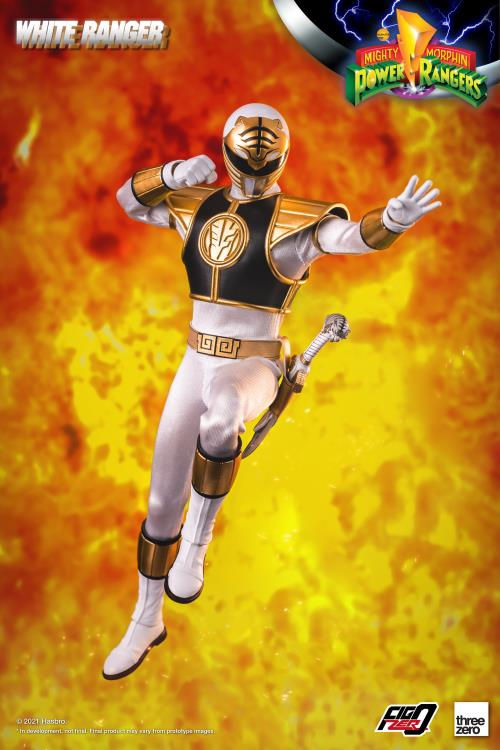 Thumbnail: Mighty Morphin Power Rangers FigZero White Ranger 1/6 Scale Figure