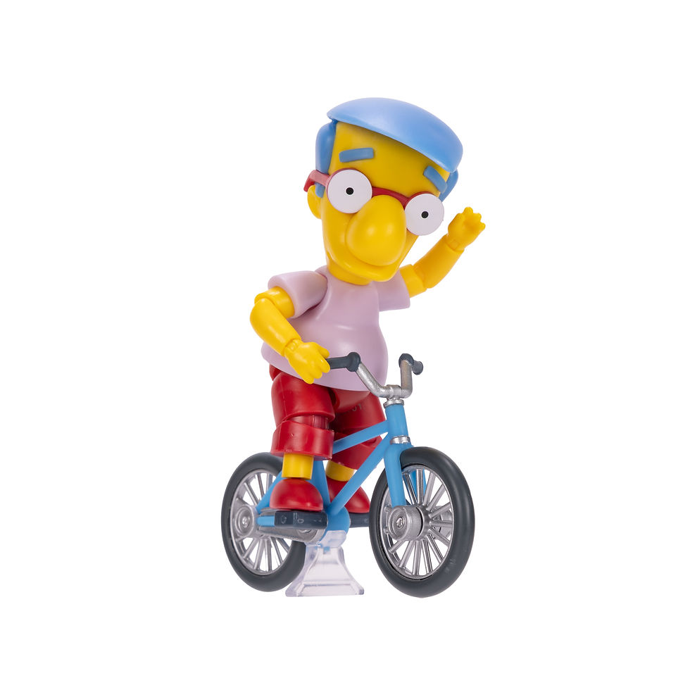 Thumbnail: The Simpsons - Milhouse With Bike 5" Scale Action Figure (Wave 3)