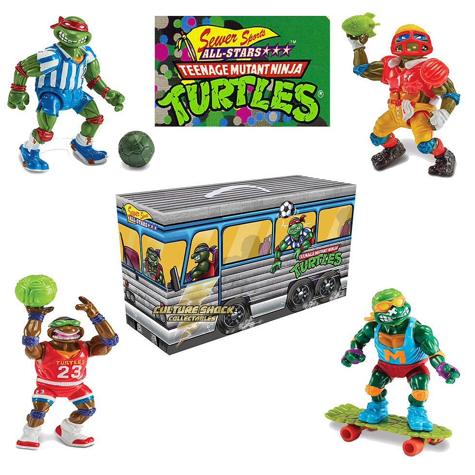Teenage Mutant Ninja Turtles - Turtle League Sport 4 Pack