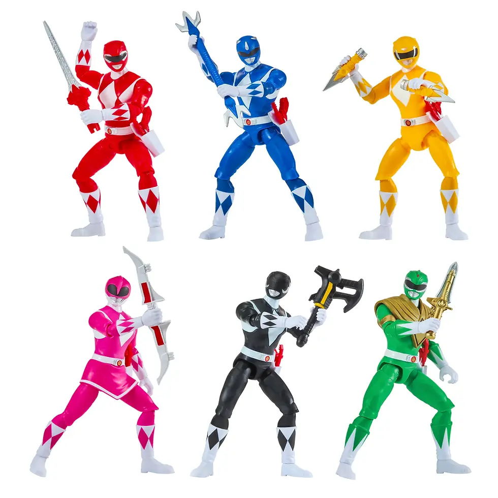 Thumbnail: Mighty Morphin Power Rangers: Re-Ignition Collectors 6 Pack Action Figures  