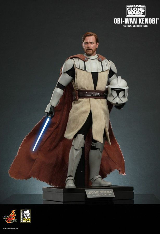Thumbnail: Star Wars: The Clone Wars - Obi-Wan Kenobi 1:6 Scale 12" Action Figure