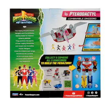Thumbnail: Mighty Morphin Power Rangers: Re-Ignition Combinable Dino Zords (Set Of 5)
