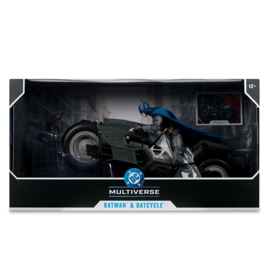 Thumbnail: DC Multiverse - The Flash (2023) - Batcycle w/Batman Vehicle [Gold Label]