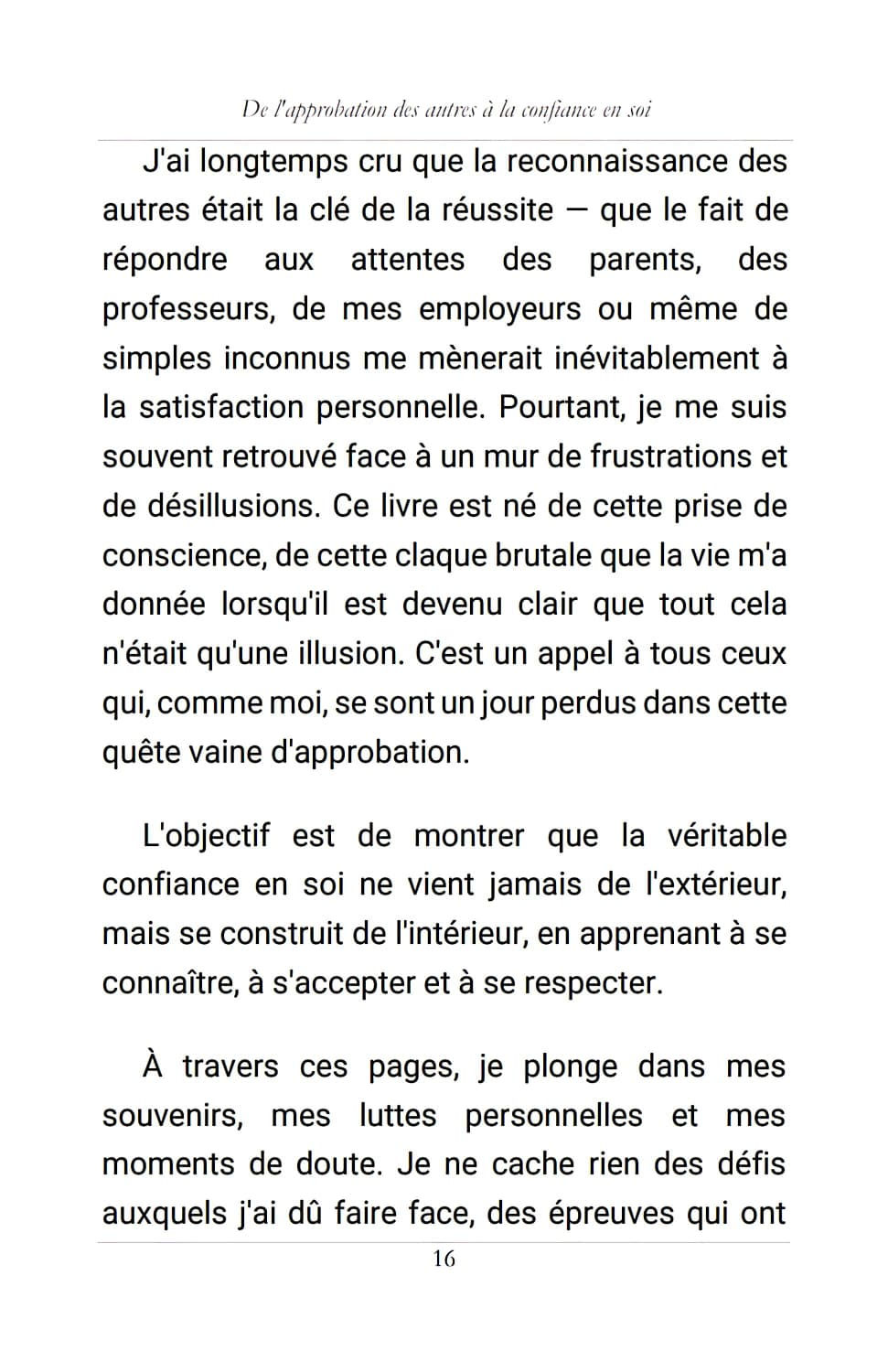 Thumbnail: De l'approbation des autres à la confiance en soi - Jérôme ZONGO