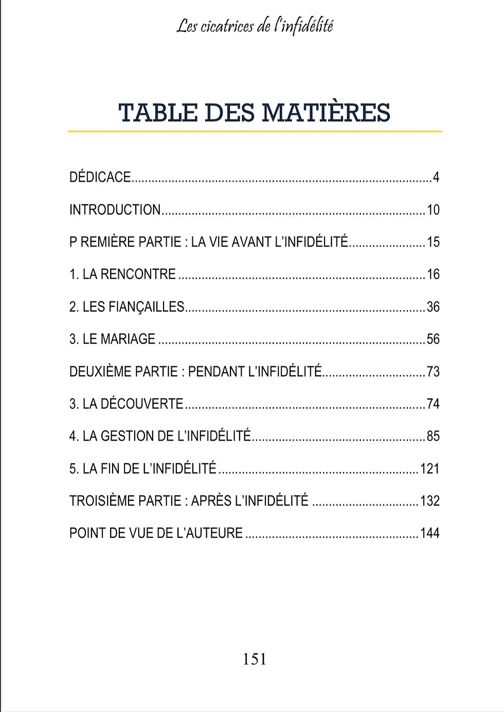 Thumbnail: Les cicatrices de l'infidélité - Well MVONDO