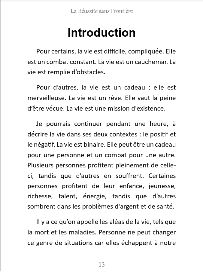 Thumbnail: La réussite sans frontière - Moussa KABORE