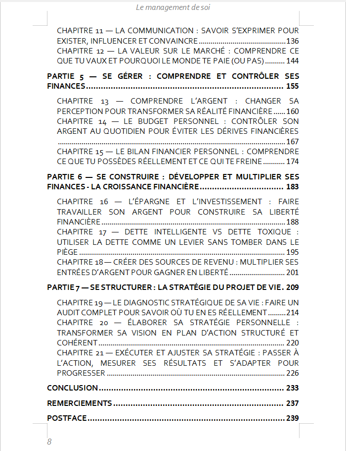 Miniature : Le management de soi - TONYE Carl Emmanuel