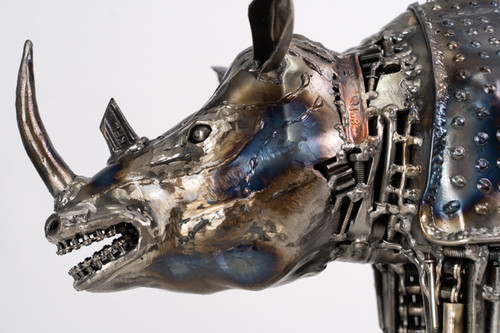Rhino スクラップメタルアートワーク | mari9art