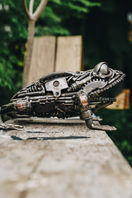 Alien table scrap metal artwork - Small size