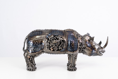 Rhino スクラップメタルアートワーク | mari9art