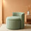 Thumbnail: Emerald Velvet Vanity Ottoman With 360DegreeSwivel