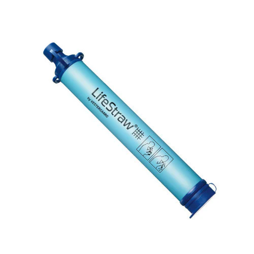 Straw water filter