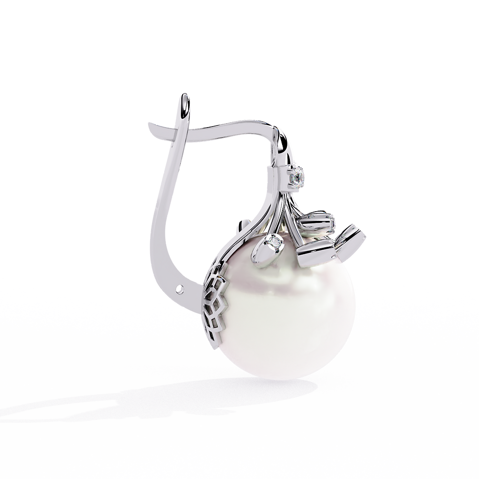 Thumbnail: Pearl Crown Earrings