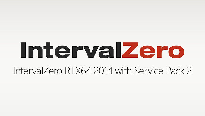 IntervalZero RTX64 2014 with Service Pack 2