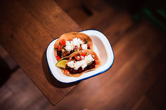 Tacos de la huerta chez Casa Frida