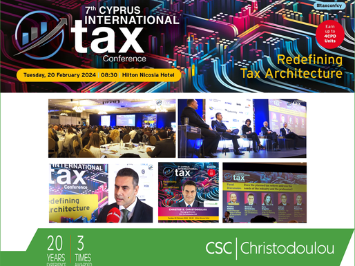 Επιτυχημένο 7ο Cyprus International Tax Conference