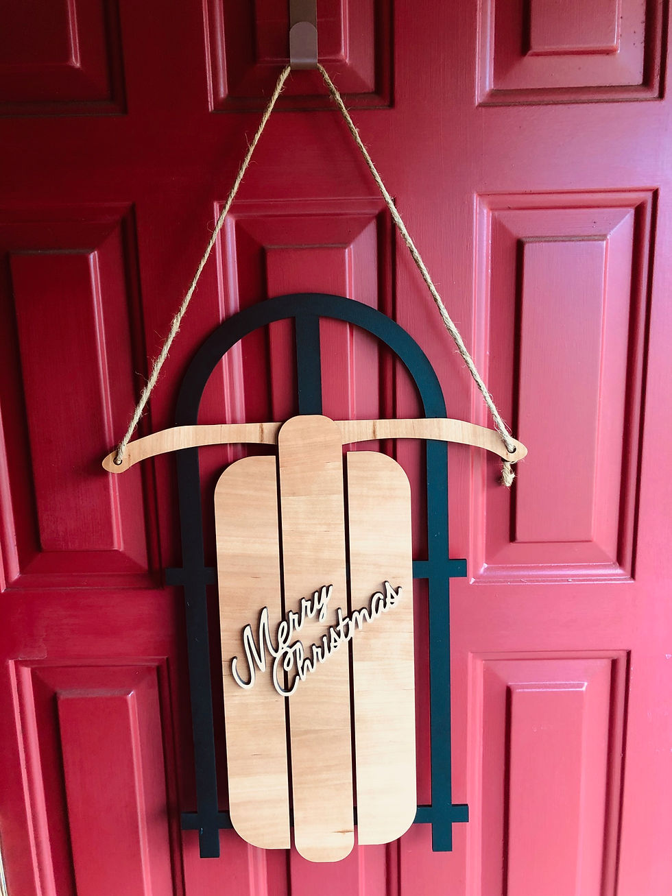 Thumbnail: Christmas Sled Door Hanger