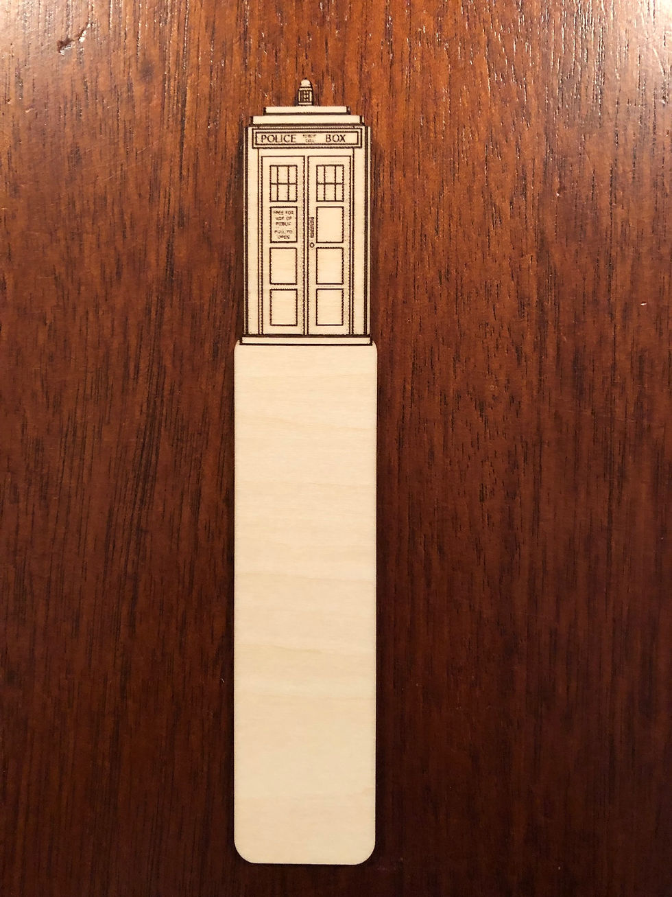 Thumbnail: Fandom Inspired Wooden Bookmarks