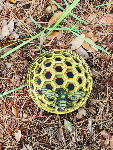 アート・デザイン・音楽 BEE HONEY HONEYCOMB GOJI HAMADA Honeycomb & Bumble Bee Resin & Dot Art – Jgrondz Dot Art