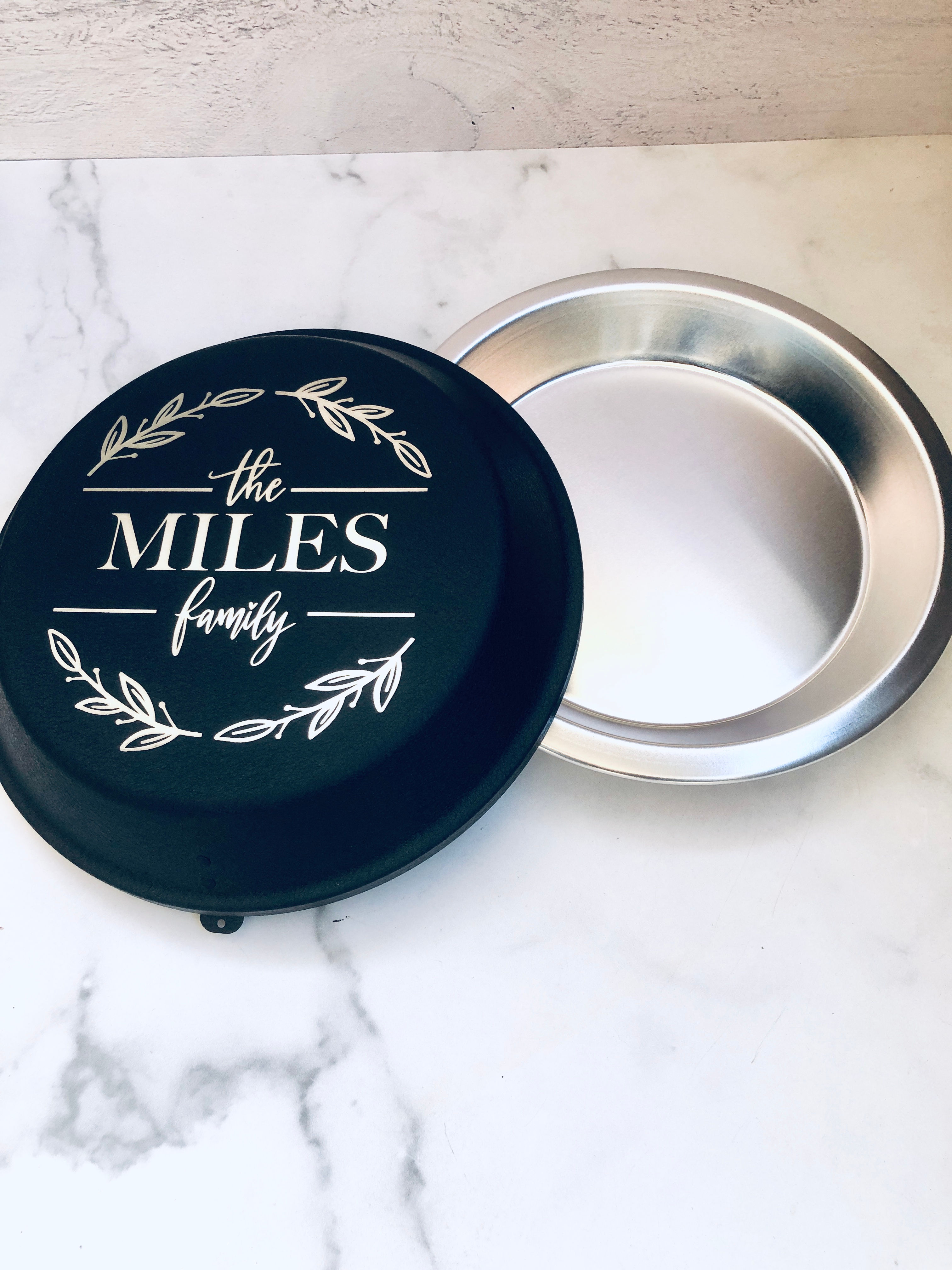 Custom Engraved Pie Pan