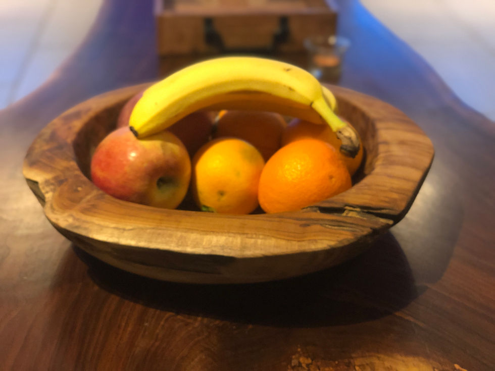 Thumbnail: Live Edge Wooden Root Bowl
