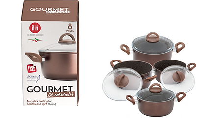 Cooking Set 8pcs "Les Casseroles" - Made in Italy
