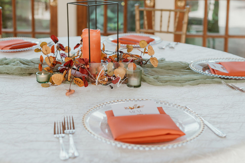 Curated table scape during a wedding reception at All-Inclusive Venue, Windsor Manor