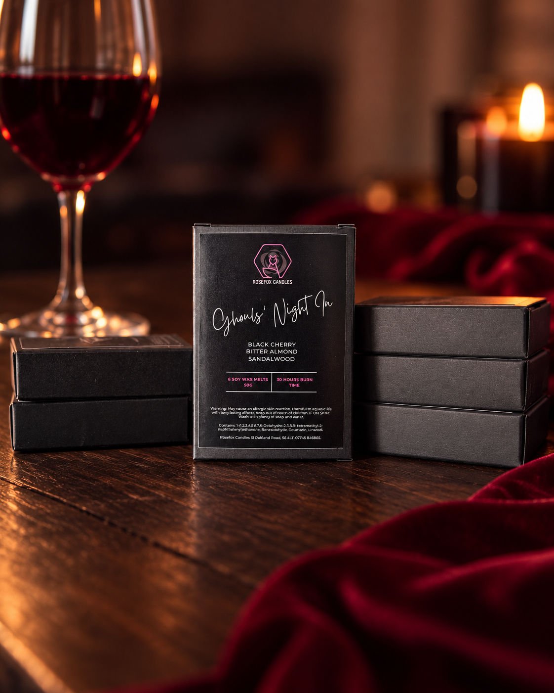 Cherry, Almond and Sandalwood Soy Wax Melts