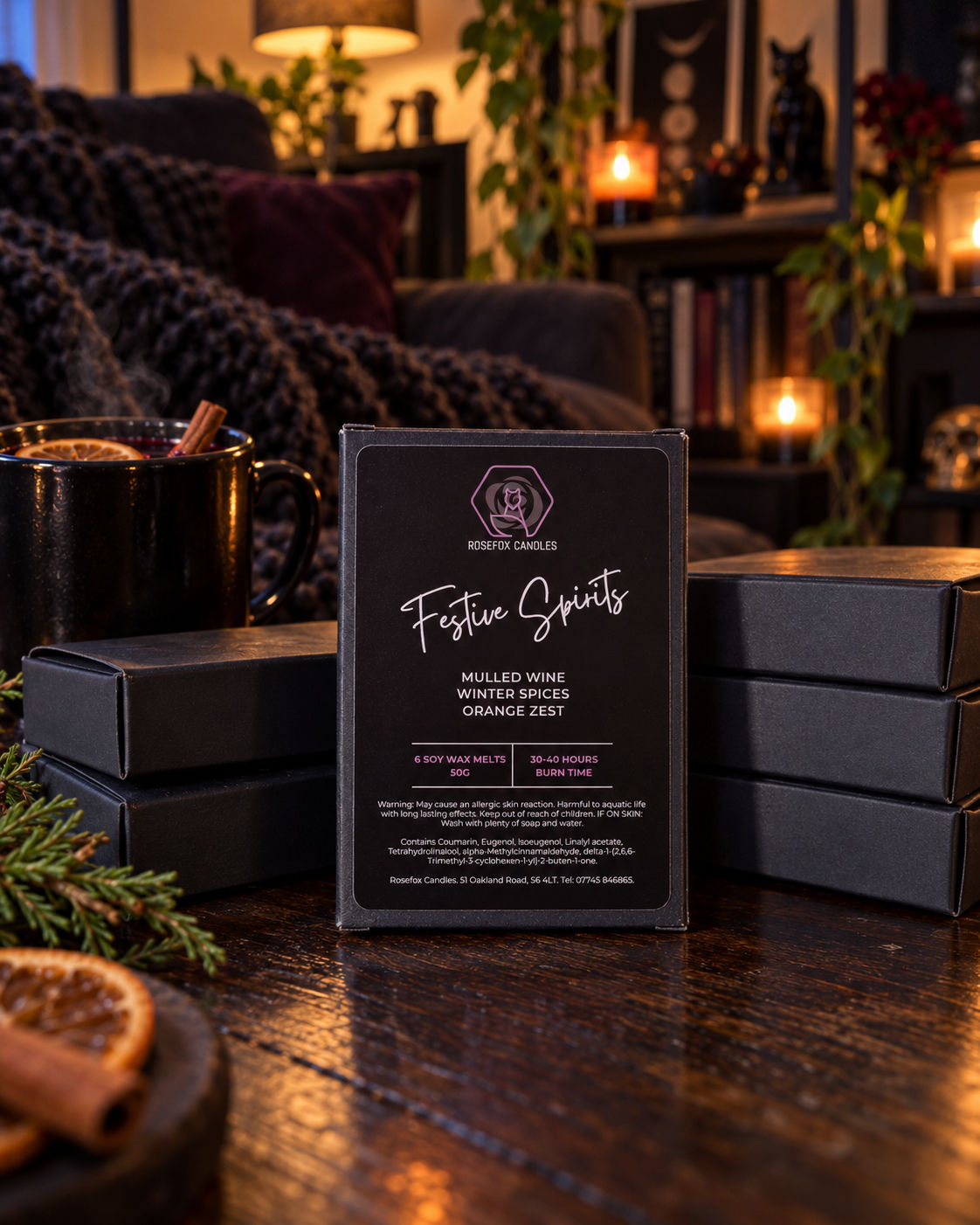 Mulled Wine and Spiced Berry Scented Soy Wax Melts
